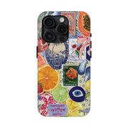 Fruity European Collage Tough iPhone Case