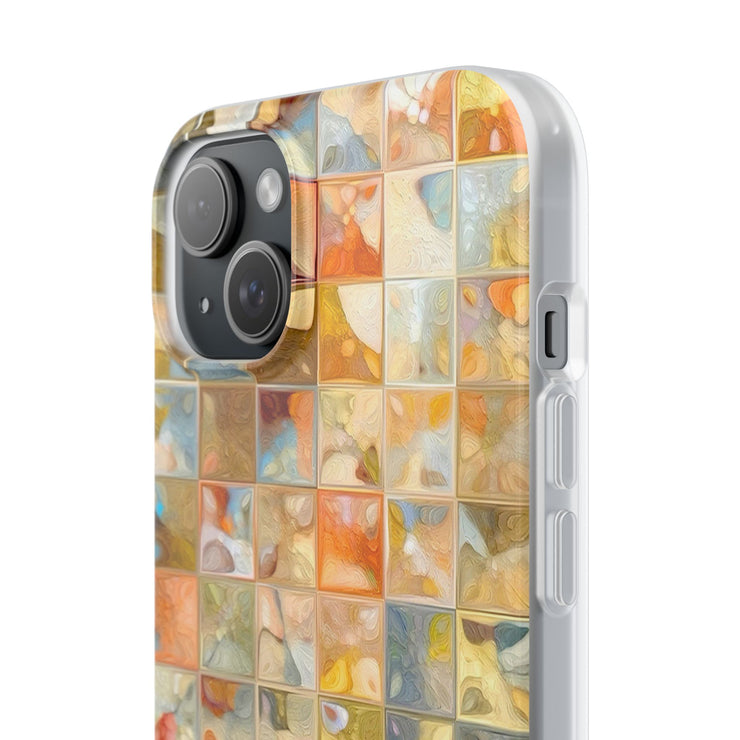 Mosaic Clay Tiles Flexi iPhone Cases