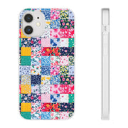 Collage Florals Stamps Flexi iPhone Cases