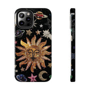 Sun Moon Star Faux Celestial Tough iPhone Case