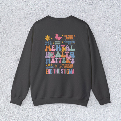 Mental Health Matters Unisex Sweatshirt, Unisex Crewneck, Cozy Gift for Awareness Events, Comfortable Relaxation Wear, Thoughtful Supportive [...]