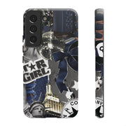 Star Girl Blue Collage Tough Samsung Cases