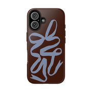 Mocha Ribbon iPhone Case