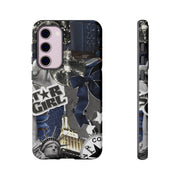 Star Girl Blue Collage Tough Samsung Cases