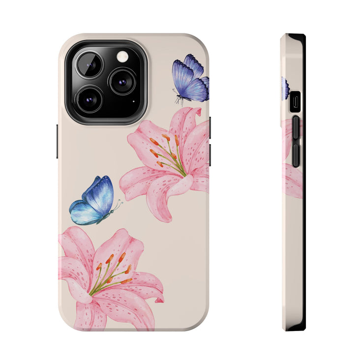 Blushing Tiger Lily Tough iPhone Case