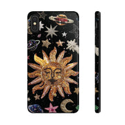 Sun Moon Star Faux Celestial Tough iPhone Case