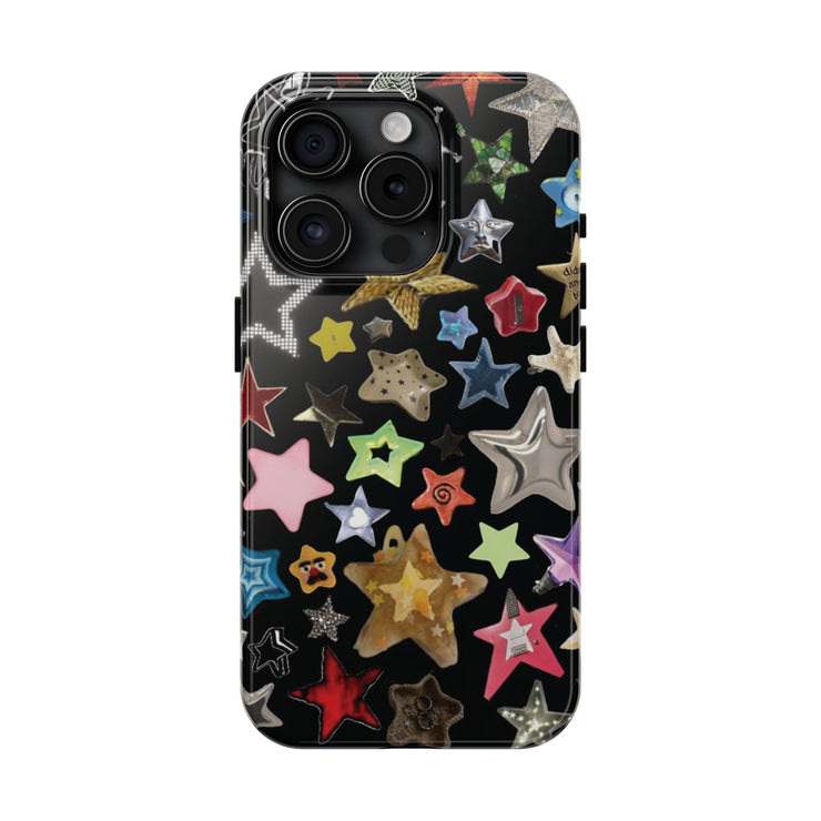 Coquette Star Girl Collage iPhone Case