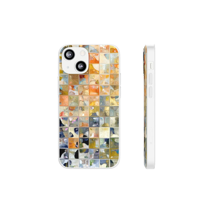 Mosaic Clay Tiles Flexi iPhone Cases