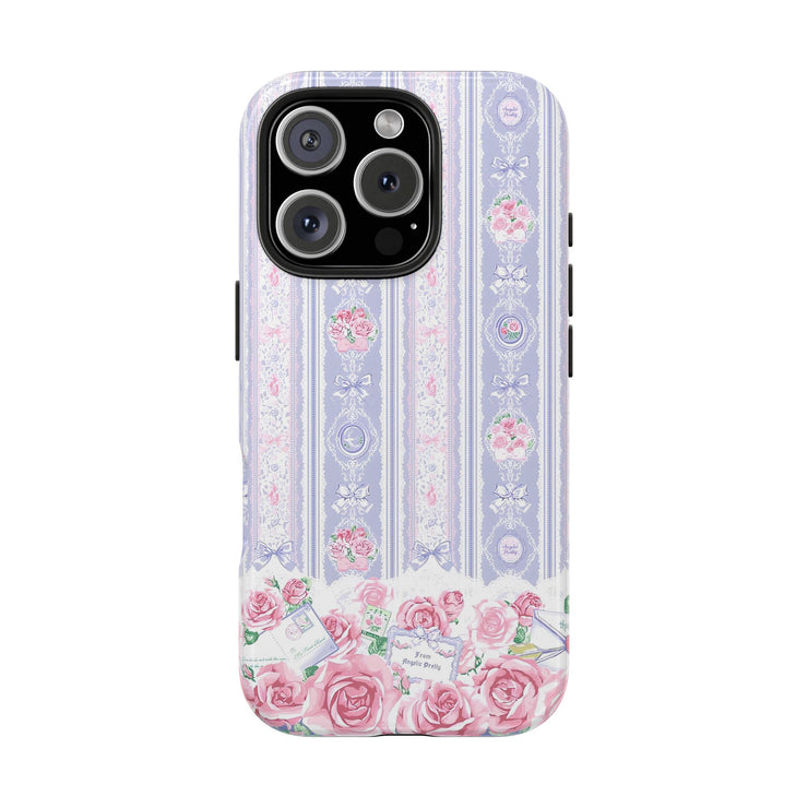 Blushing Florals Roses iPhone Case