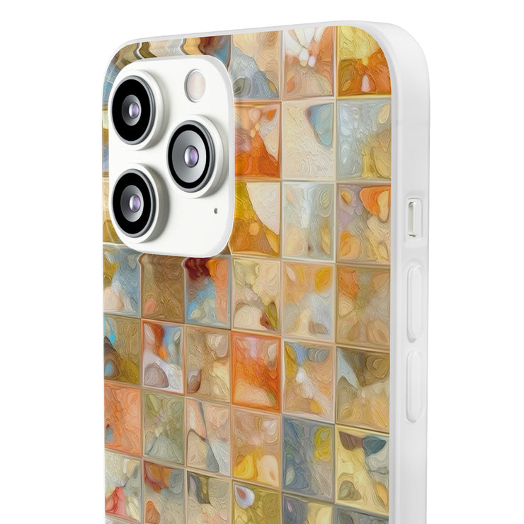 Mosaic Clay Tiles Flexi iPhone Cases