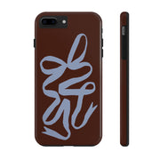 Mocha Ribbon iPhone Case