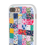 Collage Florals Stamps Flexi iPhone Cases