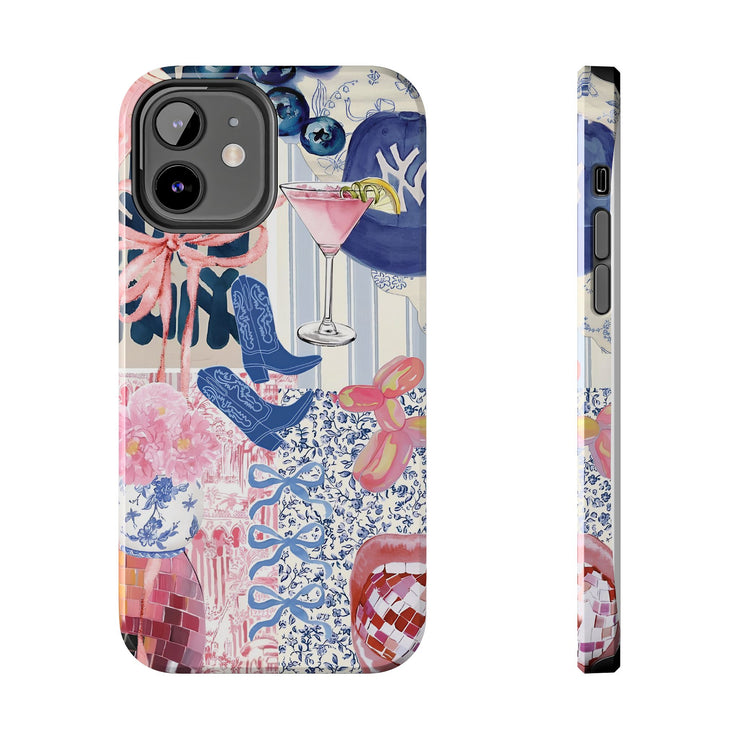 Coquette Collage Tough iPhone Case