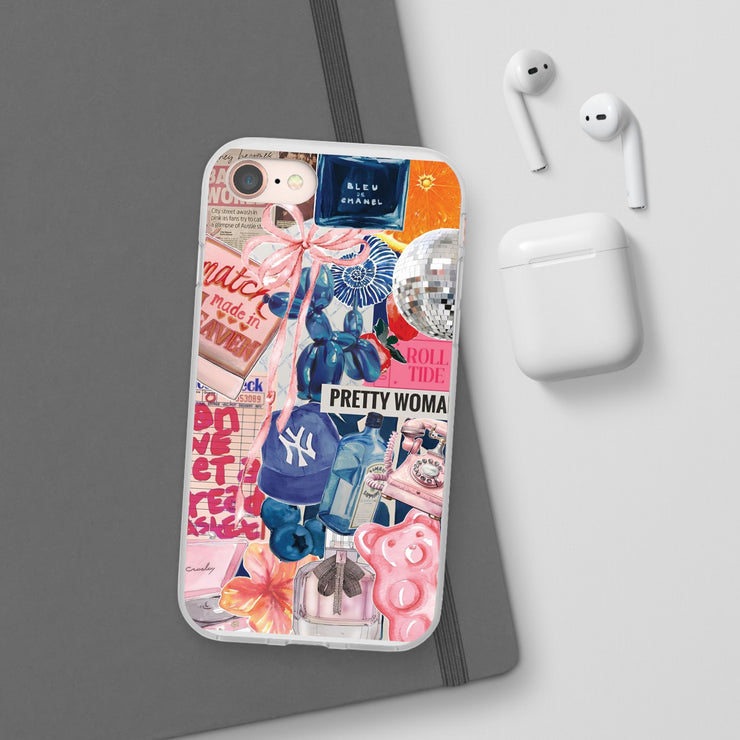 Coquette Collage Flexi iPhone Cases