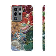 Vintage Mosaic Sun Samsung Cases