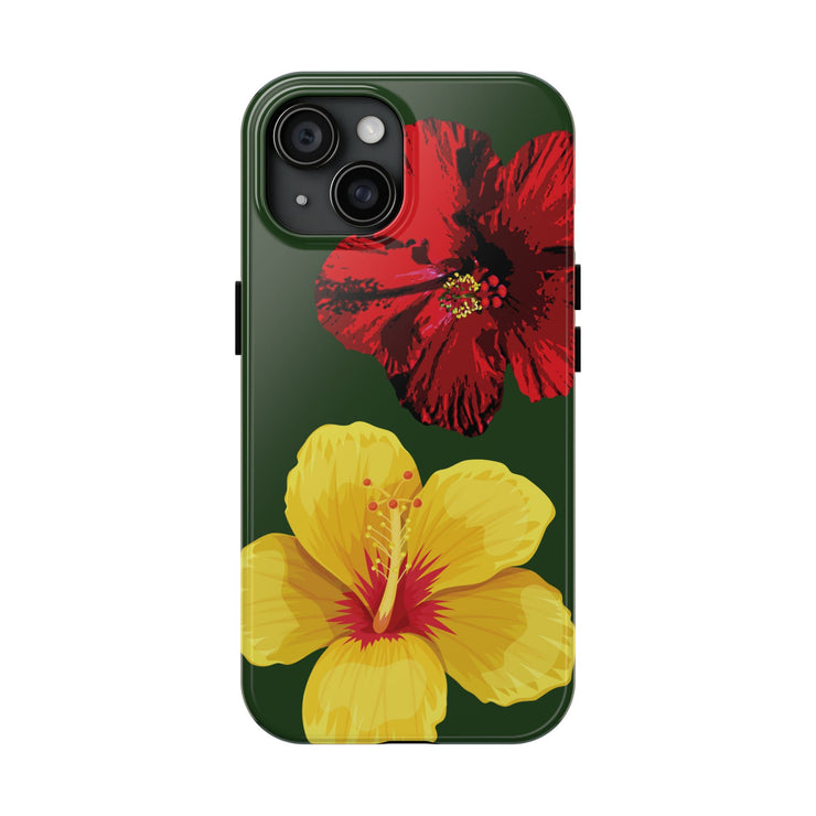 Hibiscus Flowers Tough iPhone Case