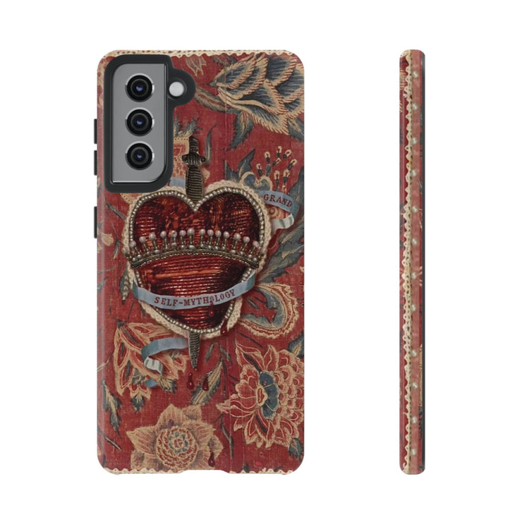 Red Sacred Heart Samsung Cases