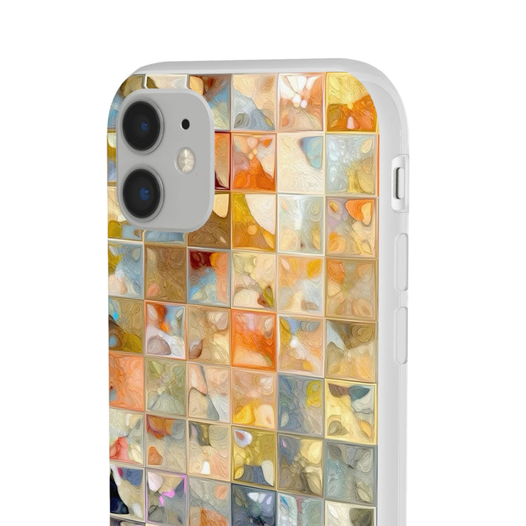 Mosaic Clay Tiles Flexi iPhone Cases