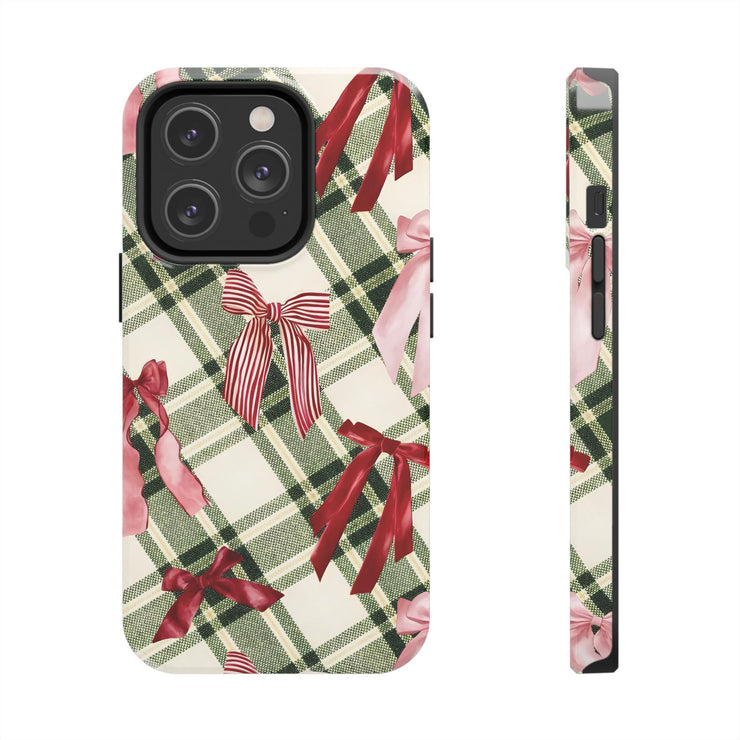 Preppy Aesthetic Valentine Ribbon iPhone Case