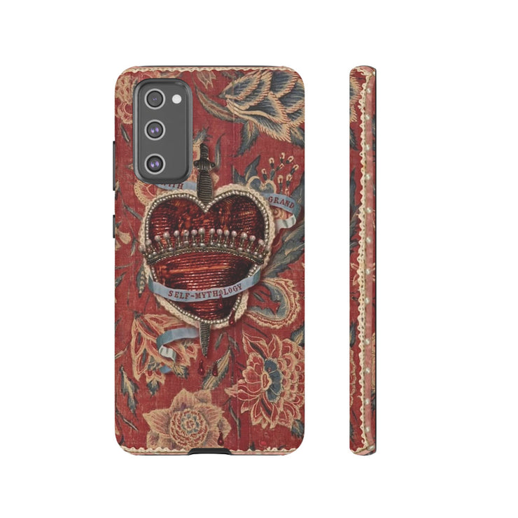 Red Sacred Heart Samsung Cases