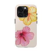 Hibiscus Flower Yellow Tough iPhone Case