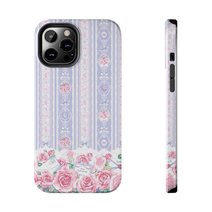 Blushing Florals Roses iPhone Case