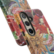 Vintage Mosaic Sun Samsung Cases