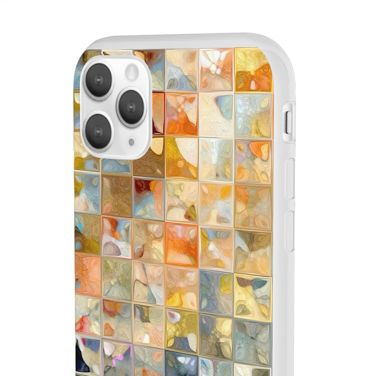 Mosaic Clay Tiles Flexi iPhone Cases