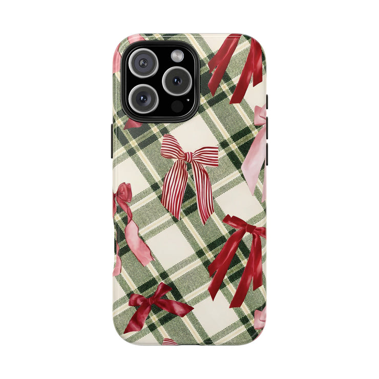 Preppy Aesthetic Valentine Ribbon iPhone Case