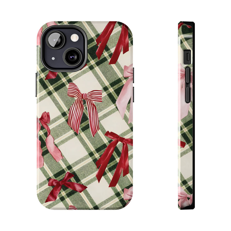 Preppy Aesthetic Valentine Ribbon iPhone Case