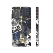 Star Girl Blue Collage Tough Samsung Cases