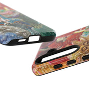 Vintage Mosaic Sun Samsung Cases