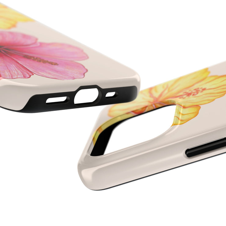 Hibiscus Flower Yellow Tough iPhone Case