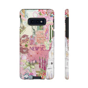 New York Pink Collage Samsung Cases