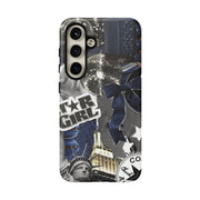 Star Girl Blue Collage Tough Samsung Cases