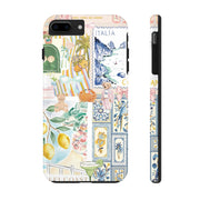 Coquette Italian Collage Tough iPhone Case