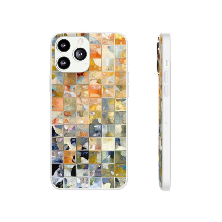 Mosaic Clay Tiles Flexi iPhone Cases