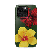 Hibiscus Flowers Tough iPhone Case