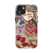 Cinnemon Girl Coquette Cherry With Bow Tough iPhone Case