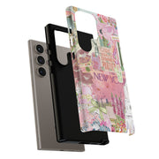 New York Pink Collage Samsung Cases