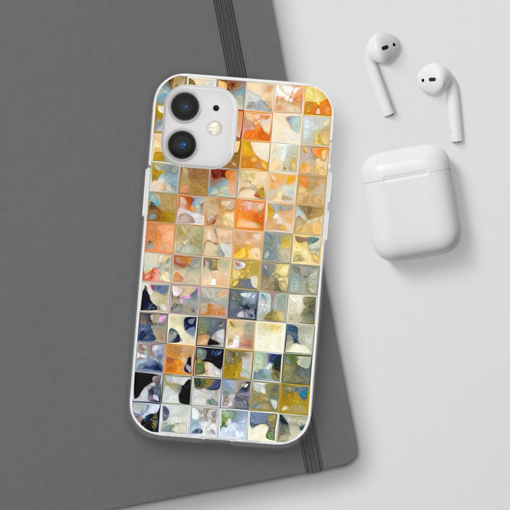 Mosaic Clay Tiles Flexi iPhone Cases