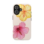 Hibiscus Flower Yellow Tough iPhone Case