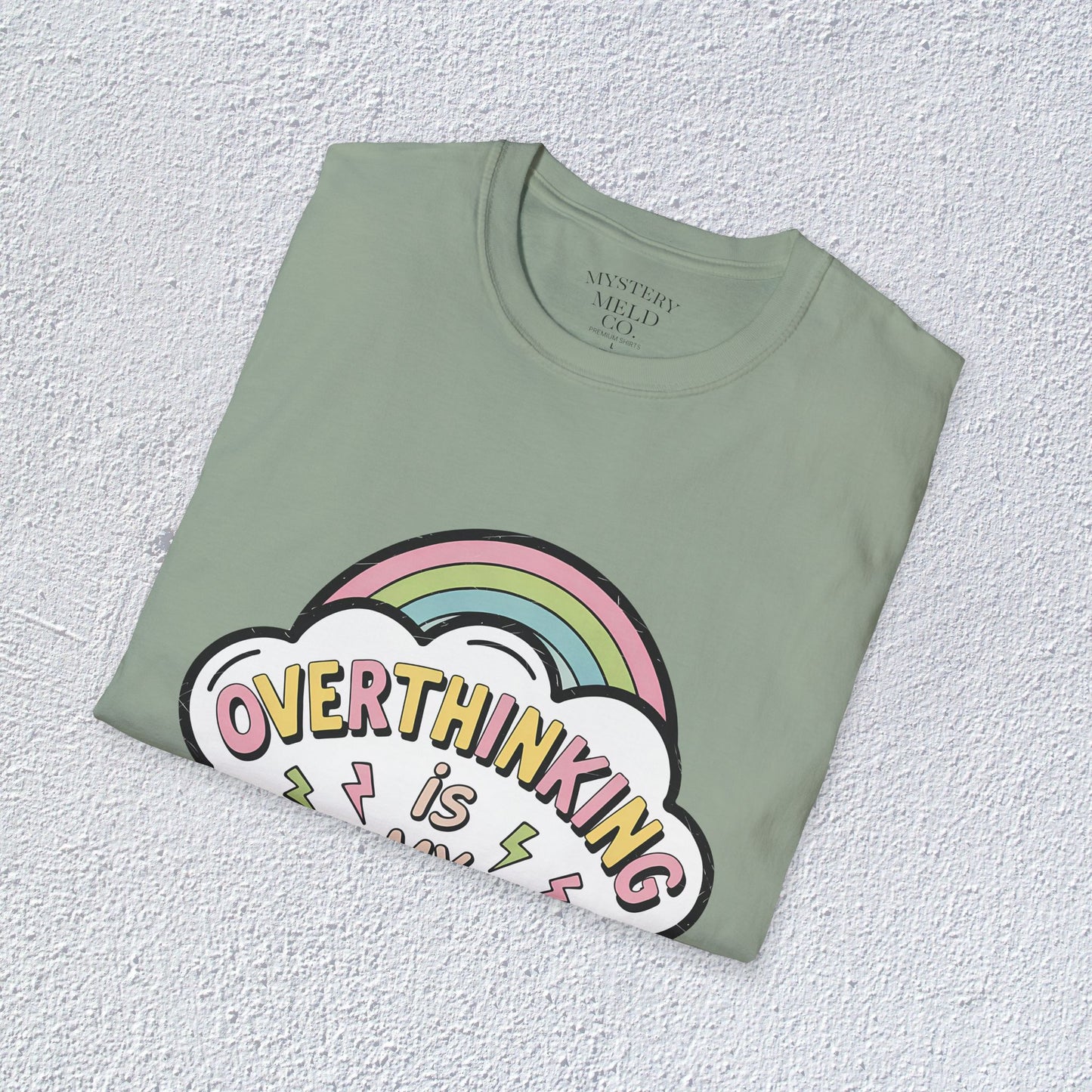 Overthinking is My Superpower Unisex T-Shirt, Mental Health Graphic Tee, Mental Health Apparel, Cozy Gift for Friends, Self-Care Reminder Shirt