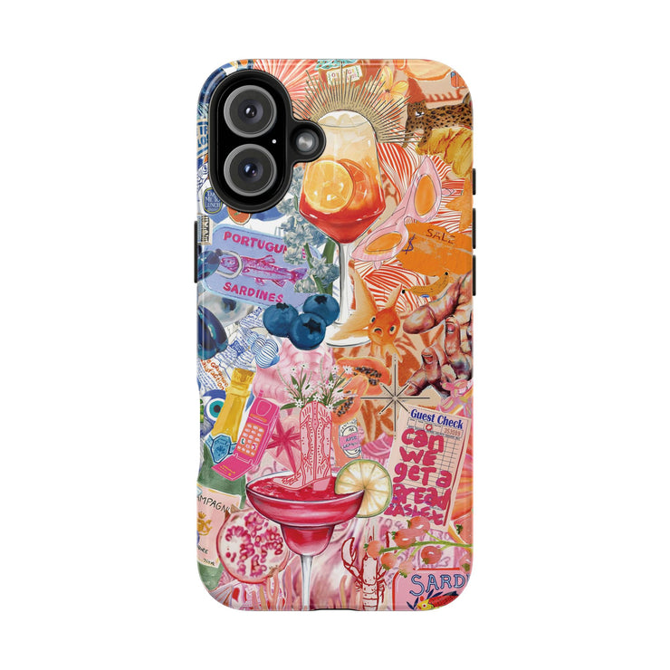 Cool Collage Tough iPhone Case