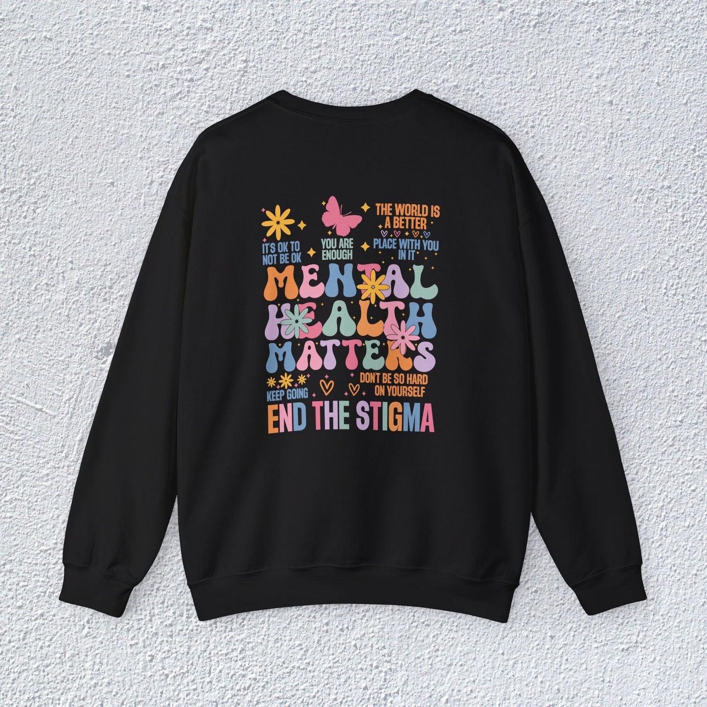 Mental Health Matters Unisex Sweatshirt, Unisex Crewneck, Cozy Gift for Awareness Events, Comfortable Relaxation Wear, Thoughtful Supportive [...]