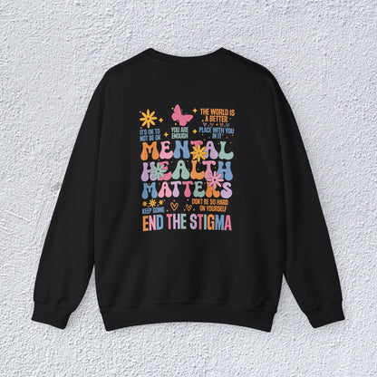 Mental Health Matters Unisex Sweatshirt, Unisex Crewneck, Cozy Gift for Awareness Events, Comfortable Relaxation Wear, Thoughtful Supportive [...]