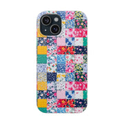 Collage Florals Stamps Flexi iPhone Cases