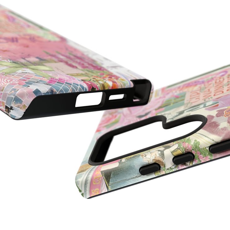 New York Pink Collage Samsung Cases