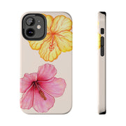 Hibiscus Flower Yellow Tough iPhone Case