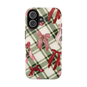 Preppy Aesthetic Valentine Ribbon iPhone Case